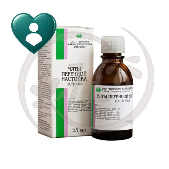 Piparmētras tinktūra 25 ml – Gremošanas sistēmas atbalstam